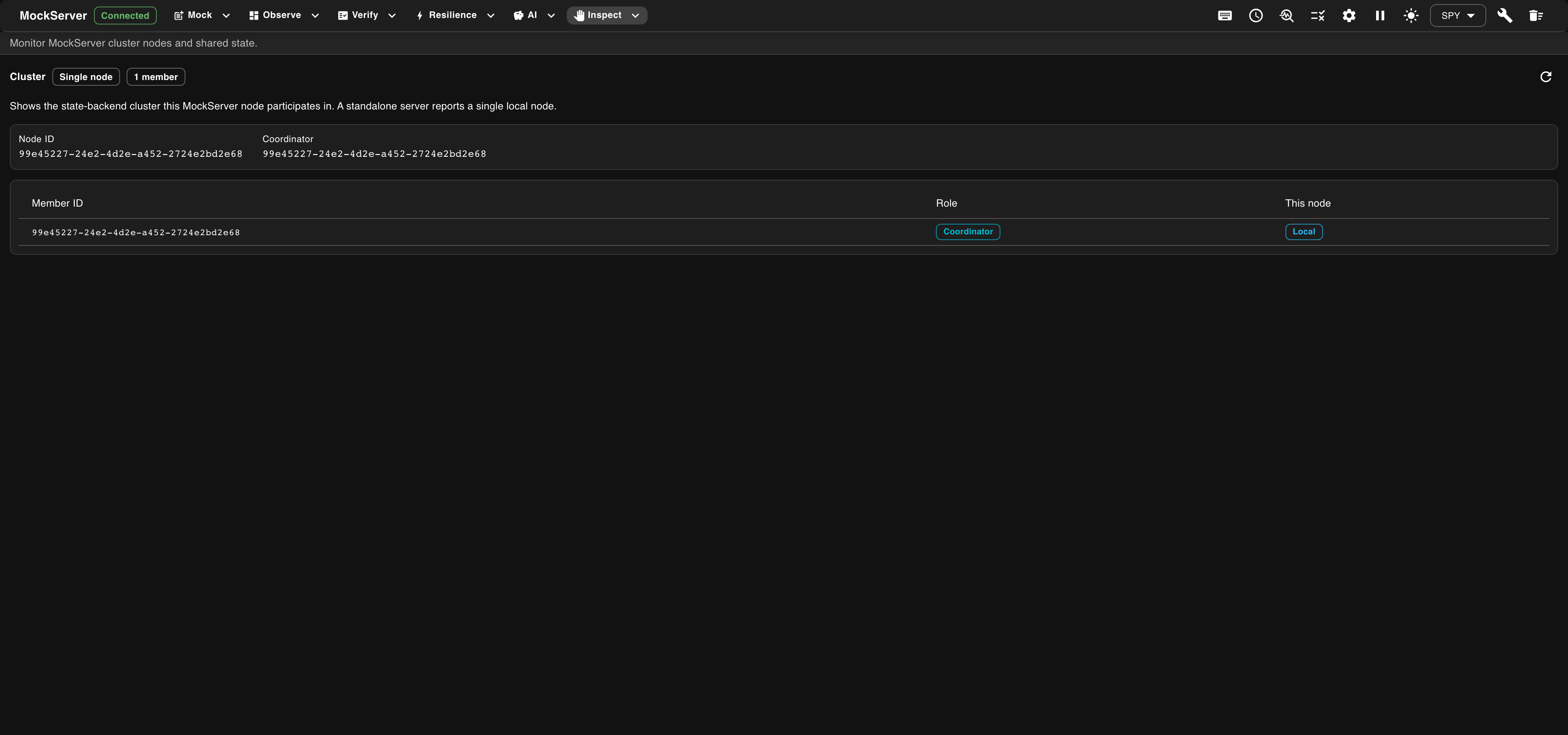 MockServer Cluster Status